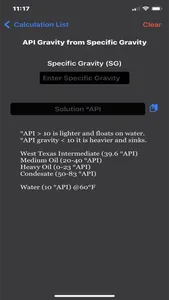 Petroleum Field Calculator screenshot 7