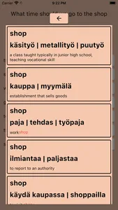 AI Finnish Dictionary screenshot 2