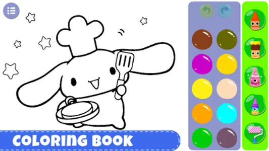 Cinnamoroll Coloring book Game screenshot 0