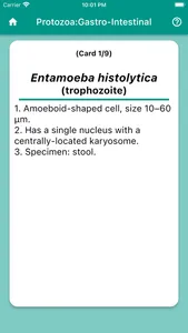 Parasitology Flashcard screenshot 0