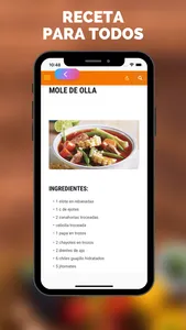 Recetas de Comidas Mexicanas screenshot 1