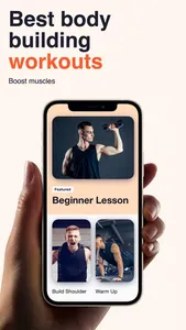 muscle build workouts at home screenshot 0