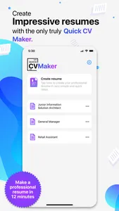 Resume Creator : Resume Maker screenshot 0