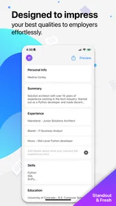 Resume Creator : Resume Maker screenshot 1