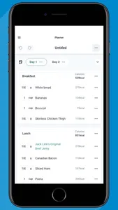 Meal Planner App. screenshot 0