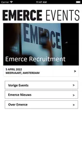 Emerce Events screenshot 0