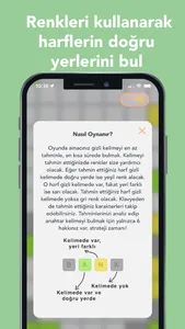 Harfçi - Daily word game screenshot 1