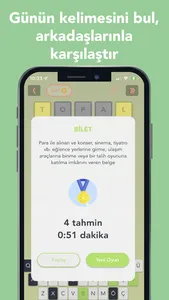 Harfçi - Daily word game screenshot 3