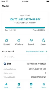 BOXTradex blockchain wallet screenshot 2