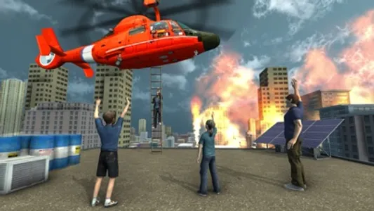 City Helicopter Rescue Mission screenshot 0