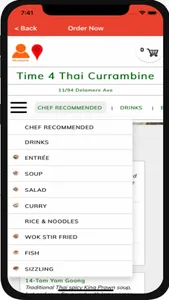 Time 4 Thai Currambine screenshot 3