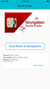 Easy Driving Route Finder screenshot 0