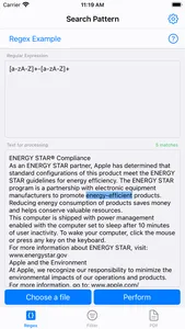 Search Pattern: Regex screenshot 3