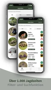Hunting Plus - Jagdzeiten App screenshot 4