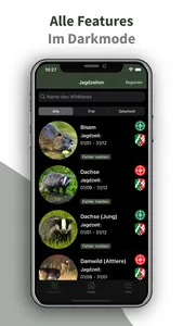 Hunting Plus - Jagdzeiten App screenshot 9