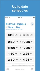 BC Ferry Times screenshot 1