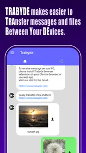 Trabyde - Share data with PC screenshot 0