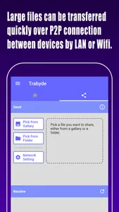 Trabyde - Share data with PC screenshot 1