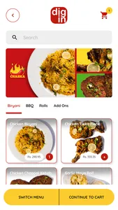 Dig In - Online Food Delivery screenshot 1