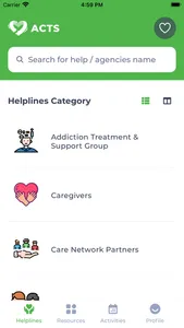 ACTS - Social Support App screenshot 0