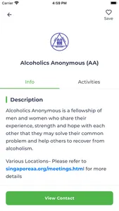 ACTS - Social Support App screenshot 1