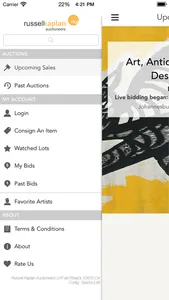 Russell Kaplan Auctioneers screenshot 4