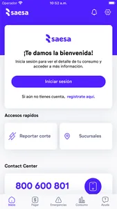 Saesa App screenshot 1