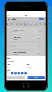 Habit Tracker App. screenshot 1