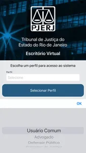 Escritório Virtual TJRJ screenshot 3