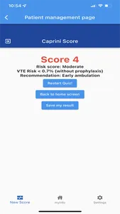 v-WIN Caprini score screenshot 5