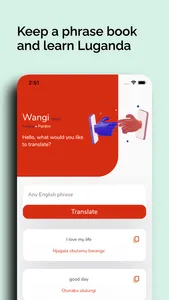 Wangi — Translate to Luganda screenshot 3