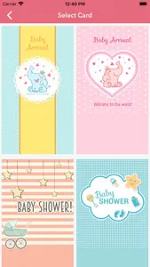 Baby Shower Invitation Card screenshot 1