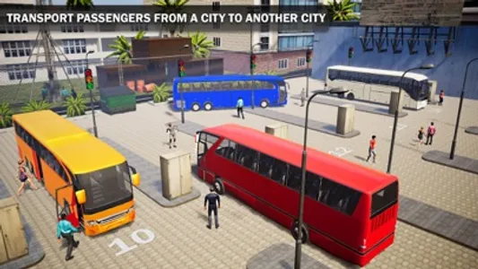 City Bus Transport Drive Sim screenshot 0