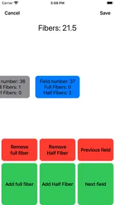 Fiber Counter screenshot 2