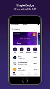 Decaf Wallet screenshot 1