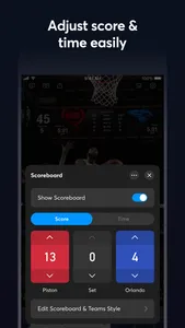SportCam - Live Scoreboard screenshot 1