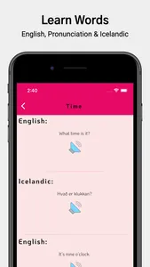 Learn Icelandic Phrases screenshot 5