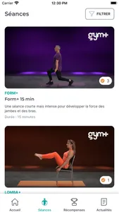 Gym+ Licencié screenshot 1