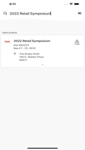 Aon Events App screenshot 1