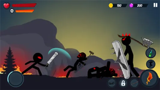 Stickman Warrior: Shadow Fight screenshot 0