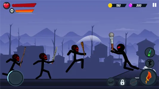 Stickman Warrior: Shadow Fight screenshot 1