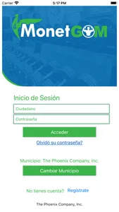 MonetGYM Ciudadano screenshot 1