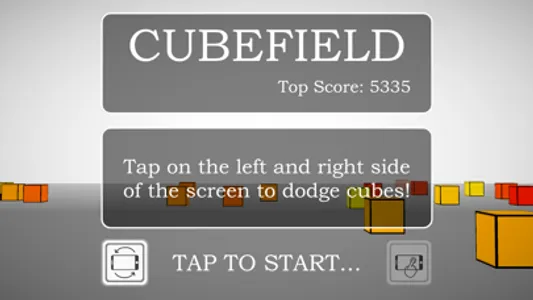 Cubefield Classic screenshot 0