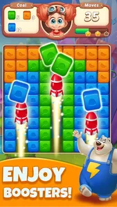 Cube Blast Jungle: Puzzle Game screenshot 2