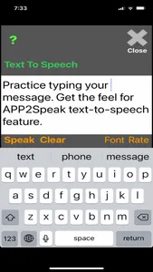 APP2Speak Lite screenshot 3