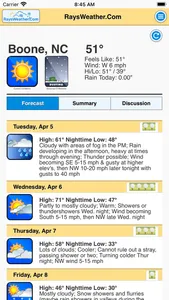 RaysWeather.Com Mobile screenshot 0