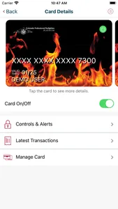 DFDFCU CardNav screenshot 0