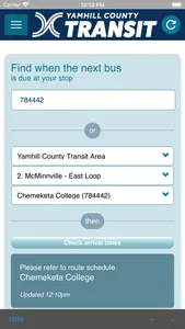 Yamhill County Transit screenshot 2