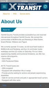 Yamhill County Transit screenshot 4