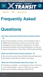 Yamhill County Transit screenshot 5